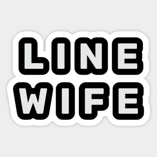 Linewife - Wife of A Lineman Sticker